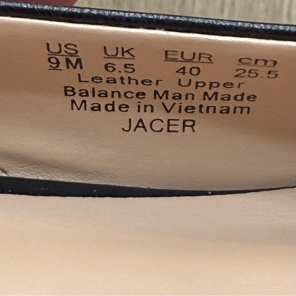 Franco Sarto Jacer Black Slingback Pointed Toe Pump Heels 9 - Picture 6 of 8